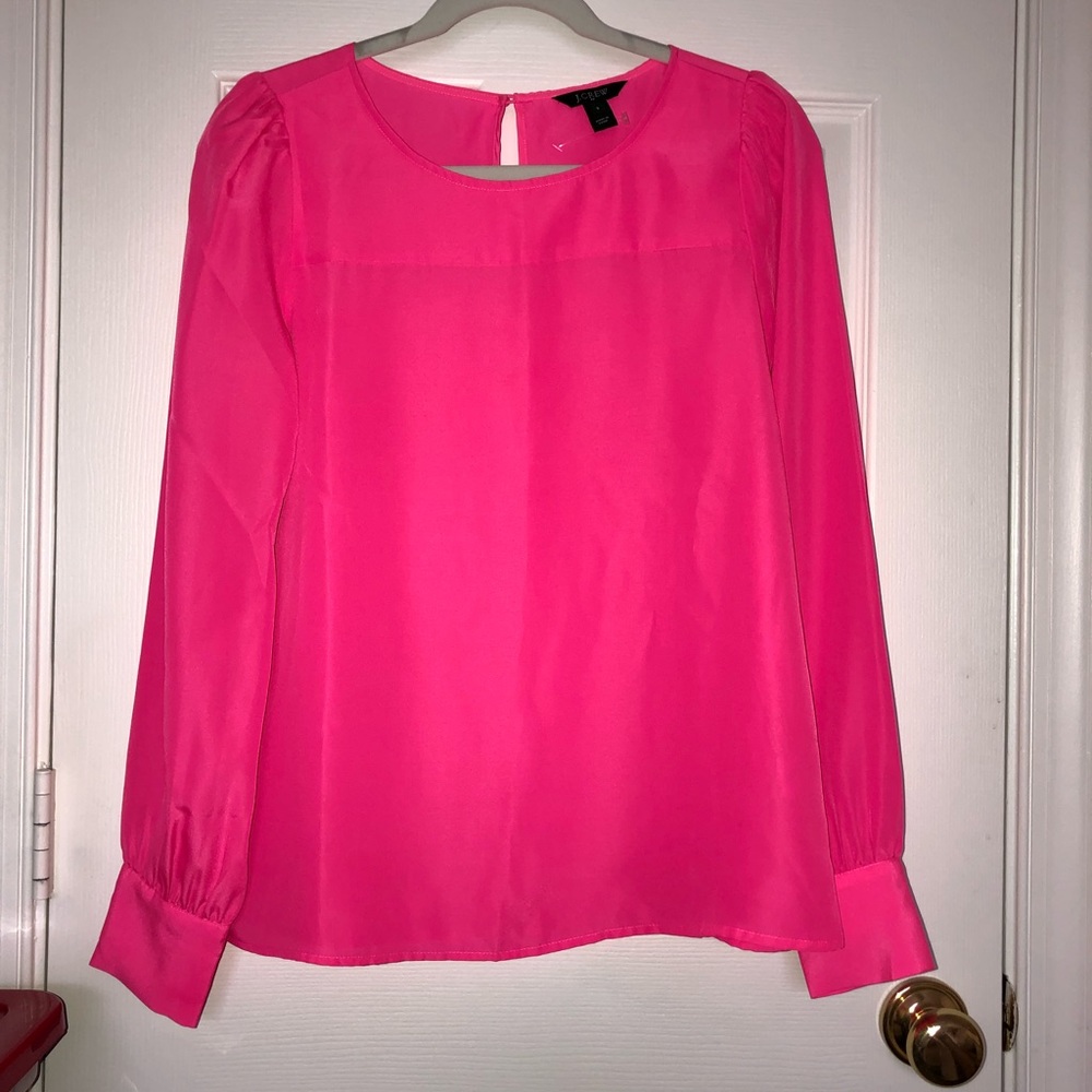 J crew new with tags pink blouse - Picture 1 of 1